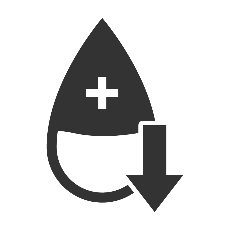 A black and white icon with a cross on it png