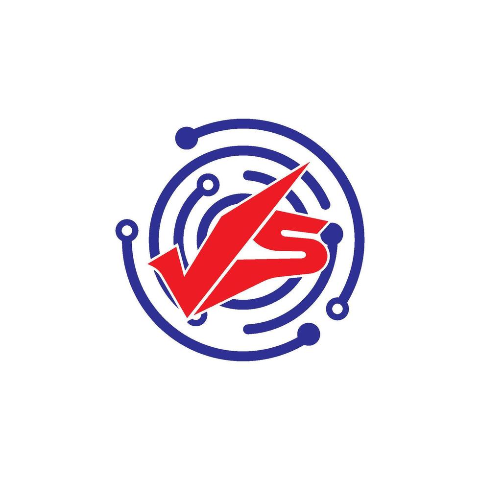 The logo for a company called vs vector
