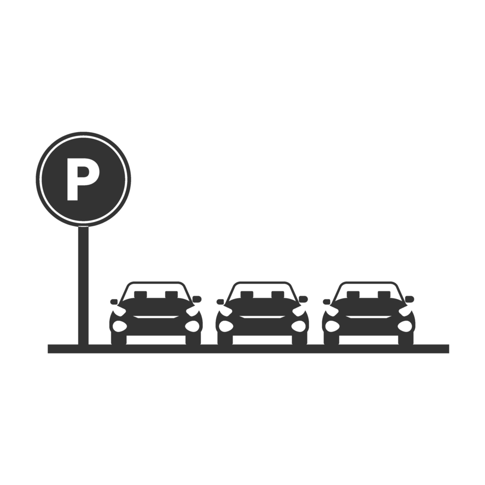 Parking lot icon illustration png