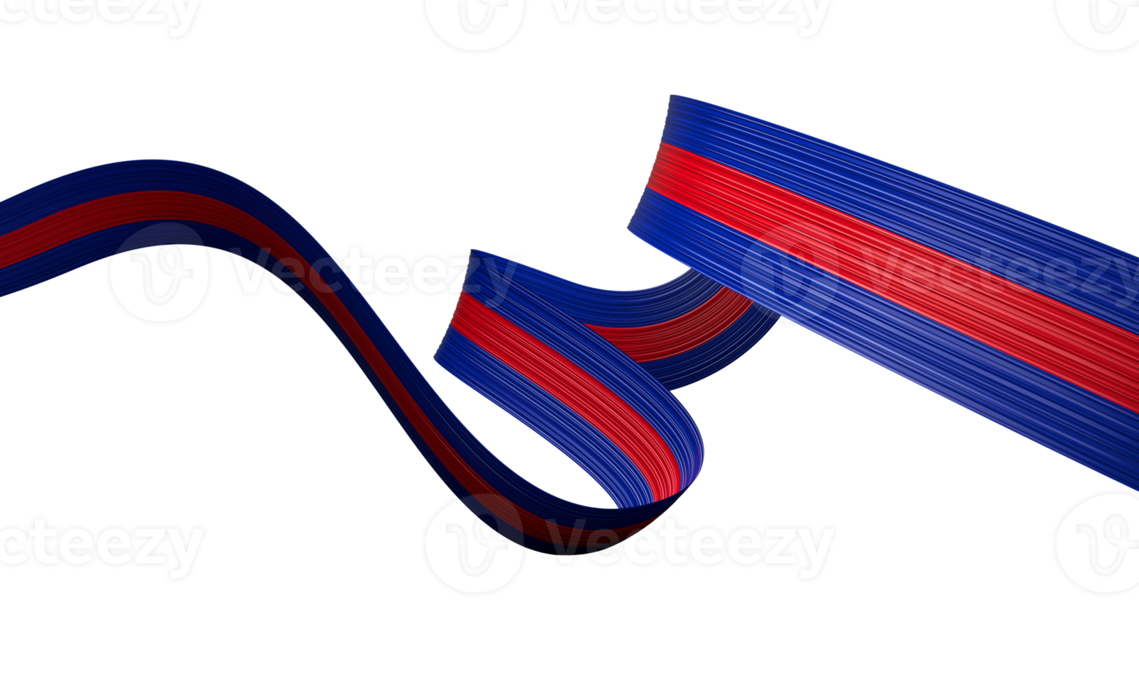 3d Flag Of Cambodia, Wavy Shiny Cambodia Ribbon Flag. 3d Illustration png