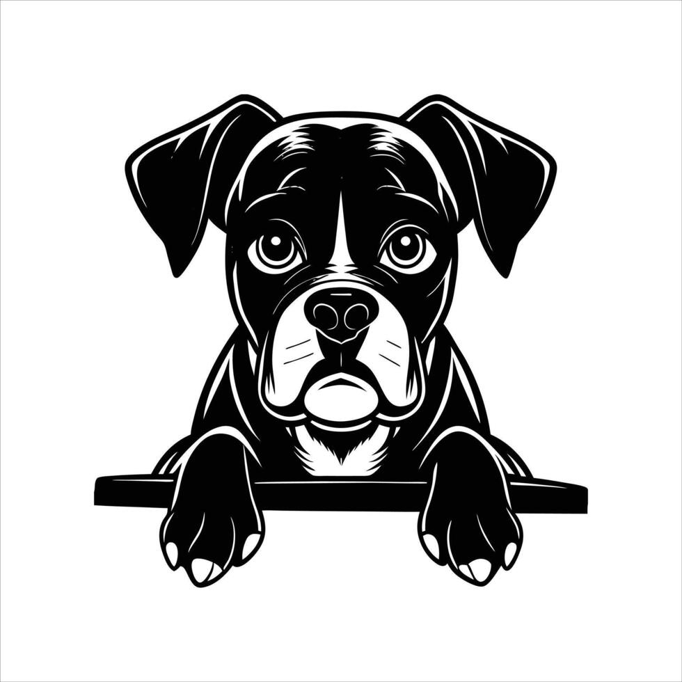 Boxer Dog royalty vector