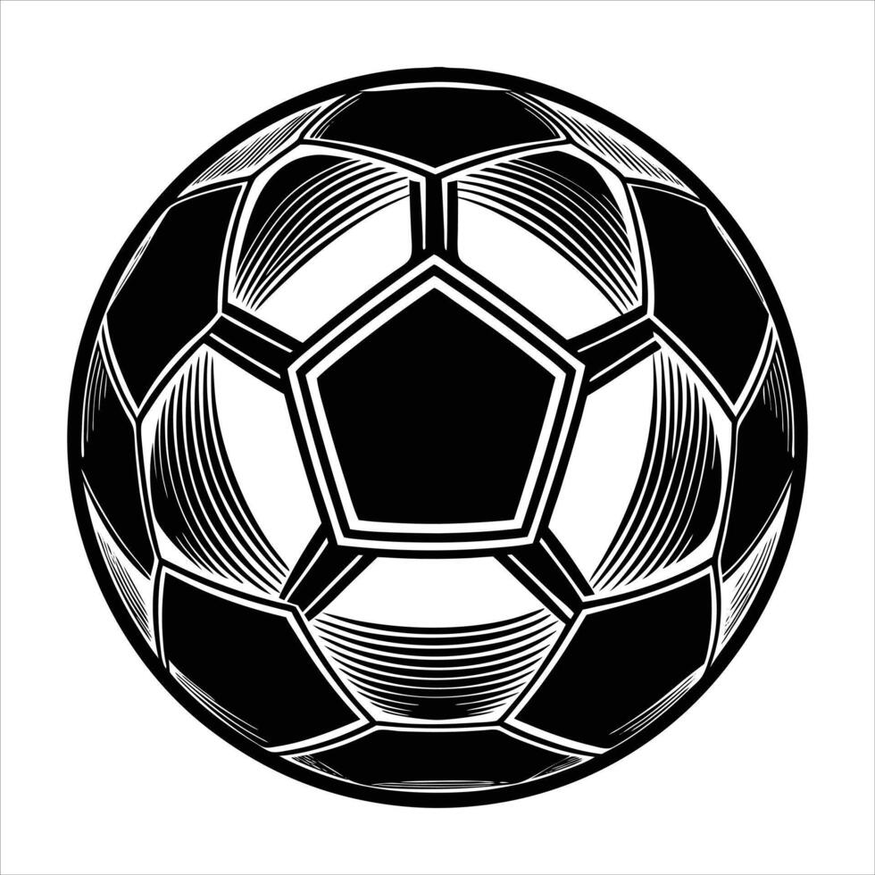 Football, Minimalist and Simple vector