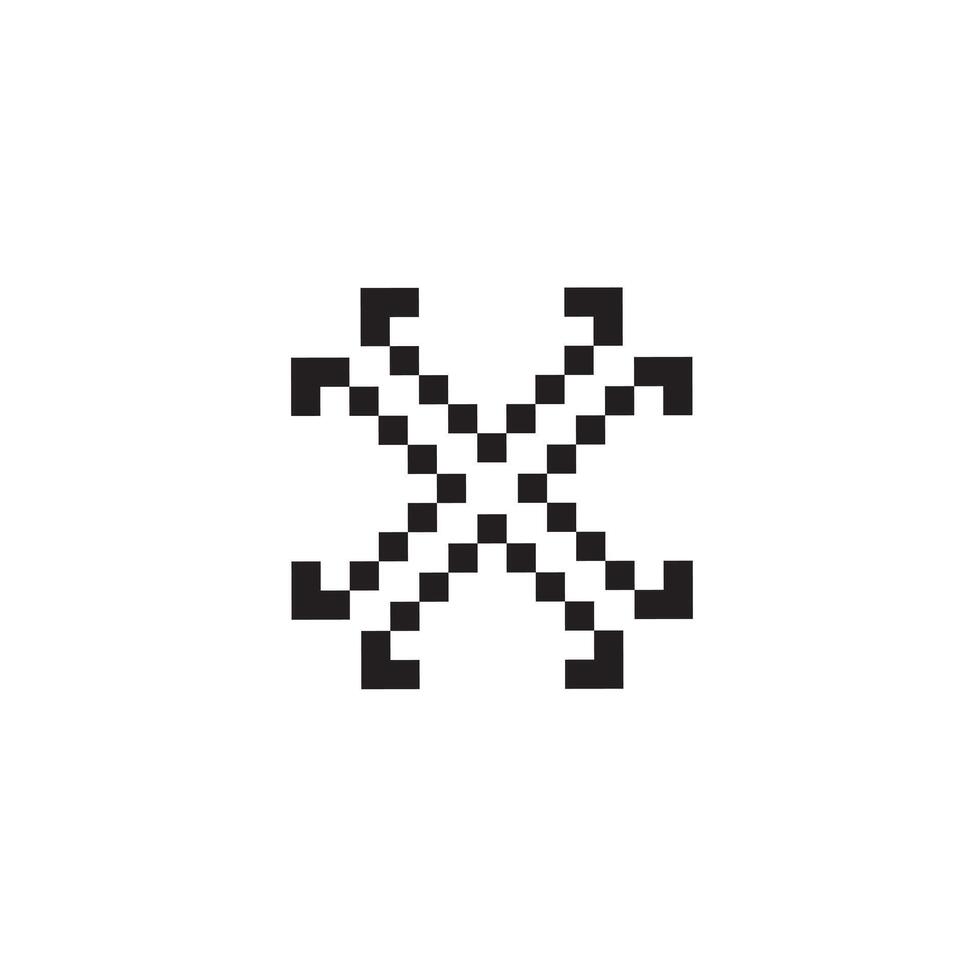simple Ukrainian embroidery pattern vector