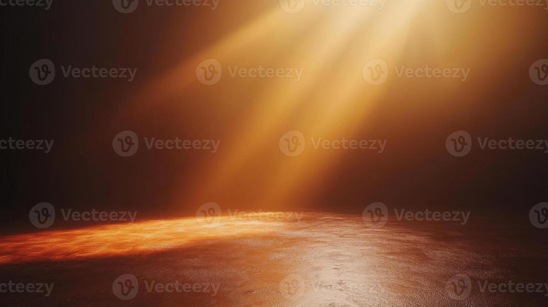 Dramatic illumination in a dark space, showcasing dynamic beams of light in darkness photo