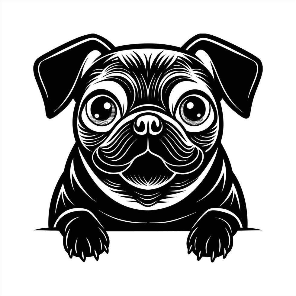 Funny Dog Illustrations vector
