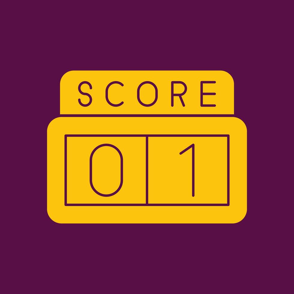 Scoreboard trendy art attractive abstract illustration colorful useful design vector