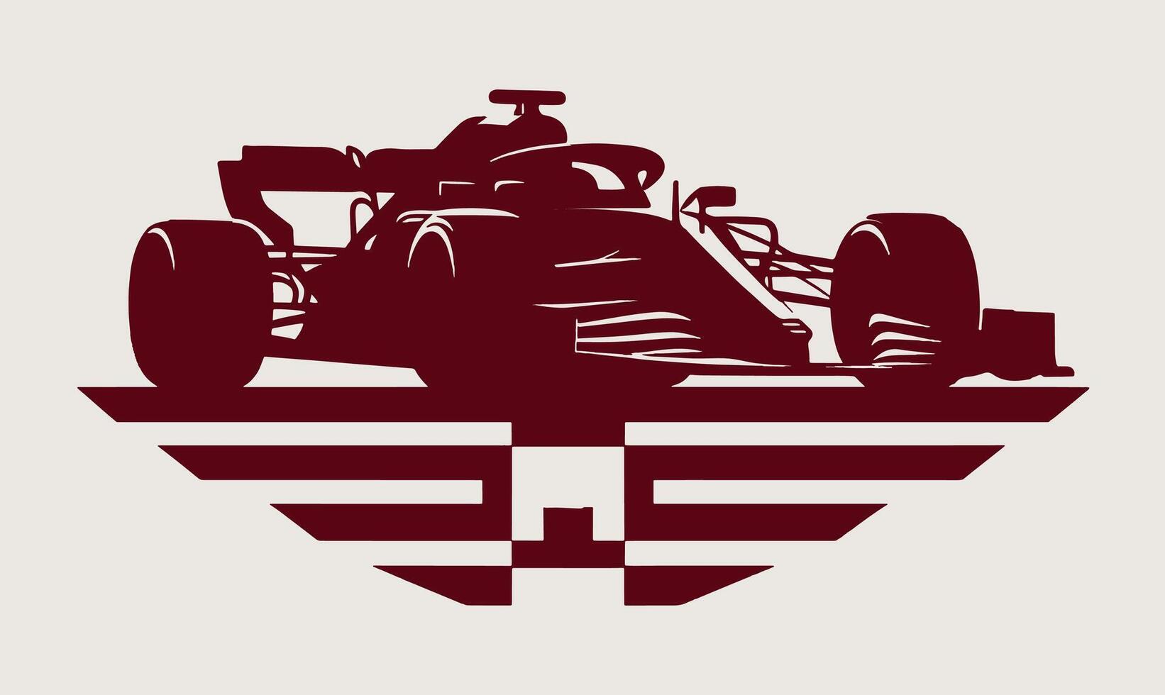 The logo for racing team vector