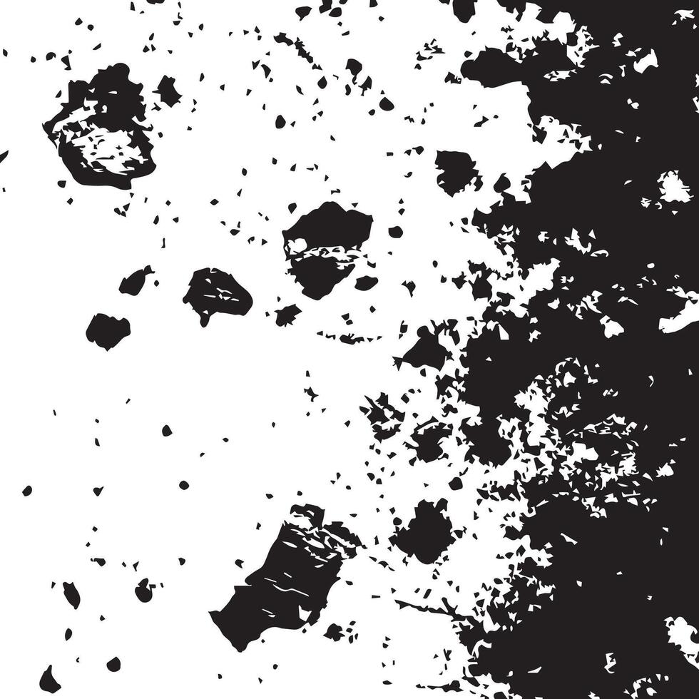 Black and White Grunge Texture for Vintage and Rough Designs vector