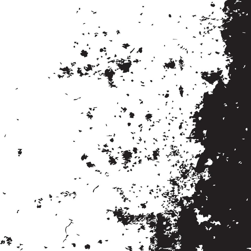 A black and white grunge texture background vector