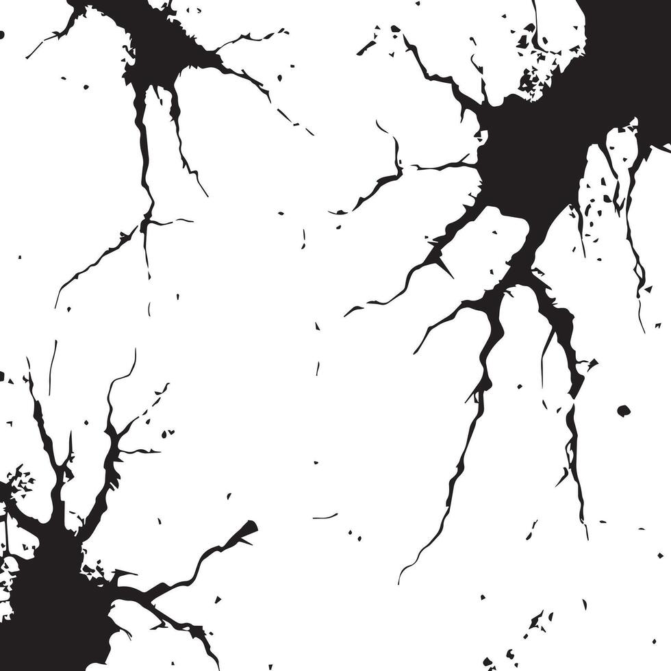 black and white ink splatter on white background vector
