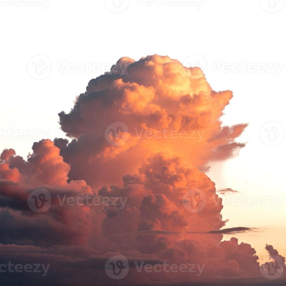 A large cloud is seen in the sky photo
