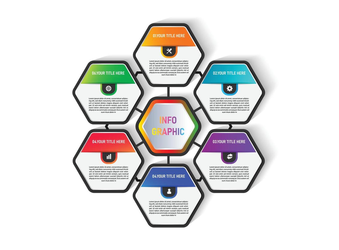 Business Infographic template with icons and 5 options or steps. Can be used for process diagram, presentations, workflow layout vector