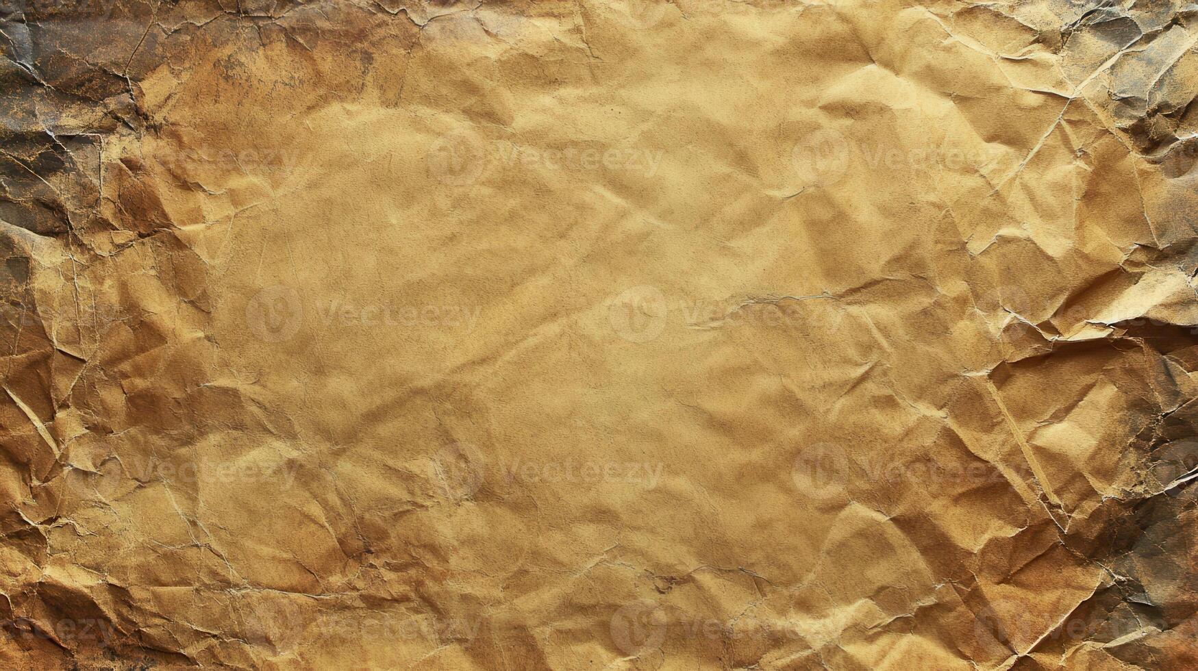 Burned Crumpled Paper Texture Background photo