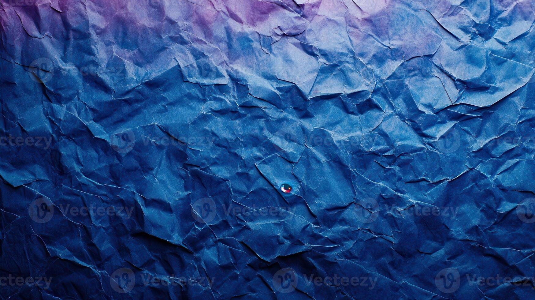 Blue crumpled paper texture, small detail, gradient background, design element photo