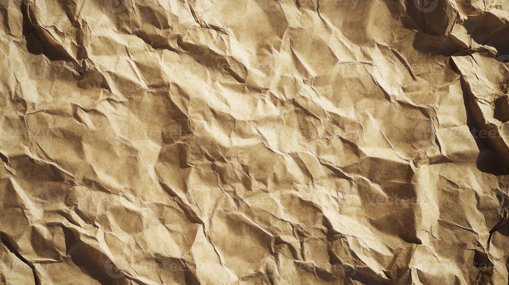 Crumpled paper texture background photo