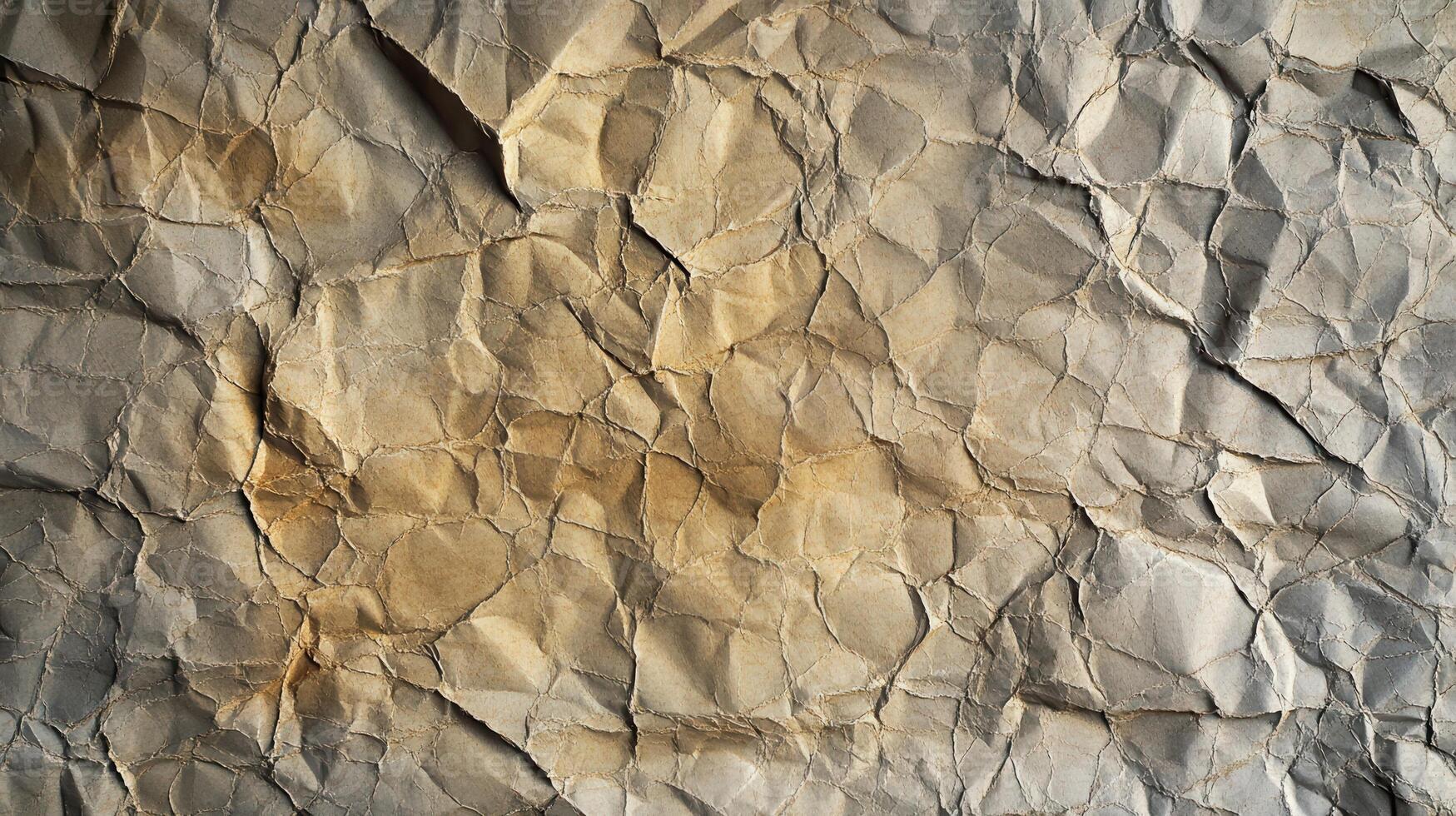 Crumpled paper texture background photo