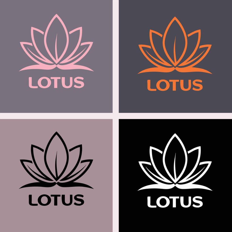 lotus art work vector