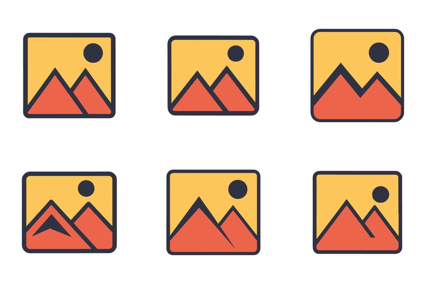 Flat Image Silhouette Icon Design vector