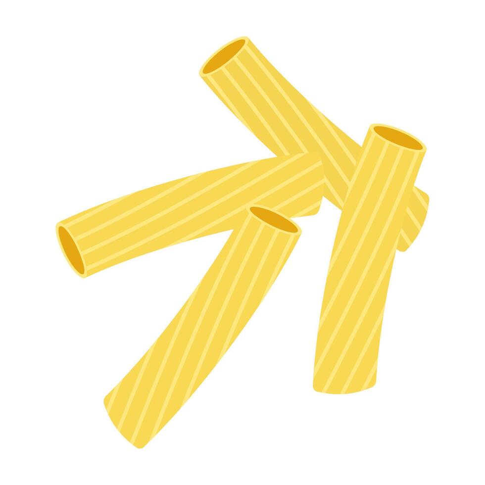 Simple Pasta Shapes Collection. Illustration simple. vector
