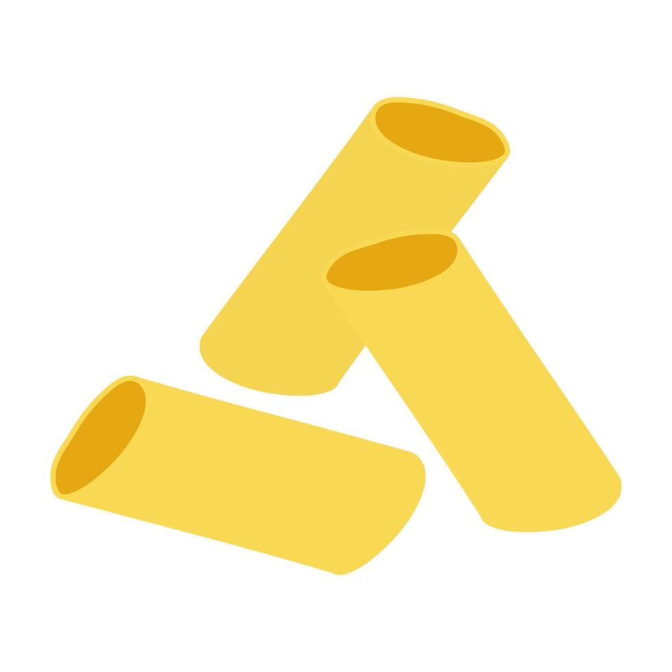 Simple Pasta Shapes Collection. Illustration vector
