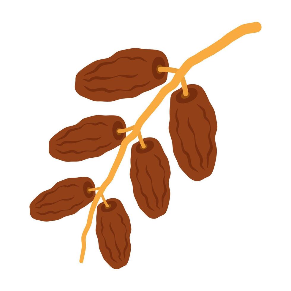 Ramadan Tradition and Symbols. Flat Illustration. vector