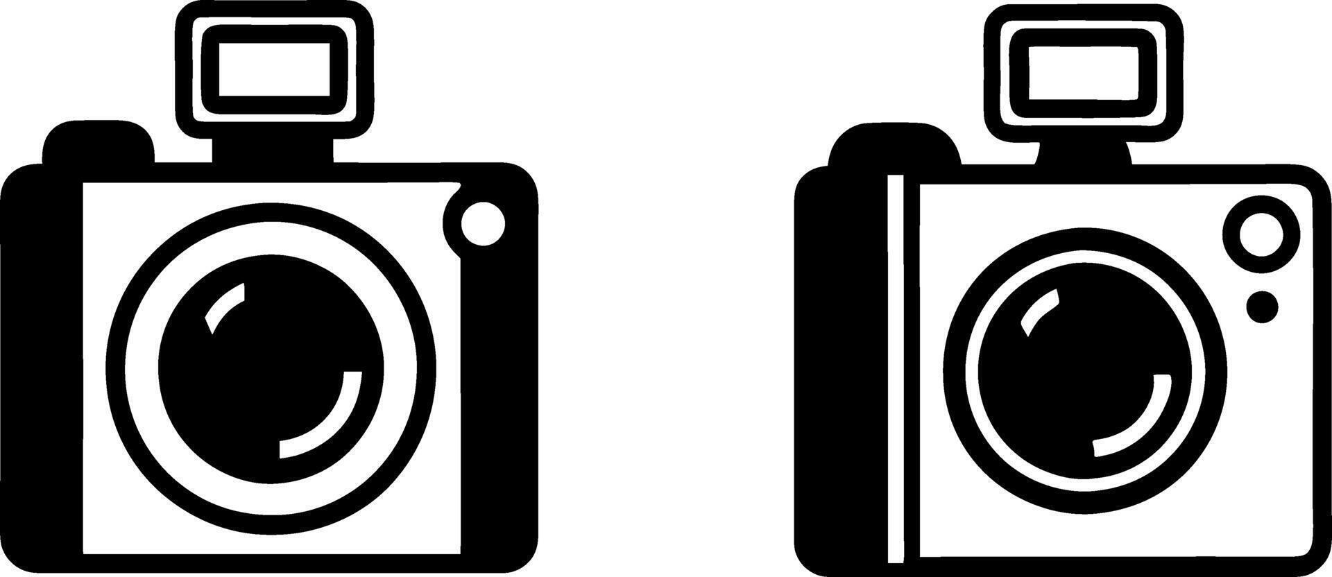 Minimalist Camera Icon camera icon, photo snap logo symbol art illustration vector