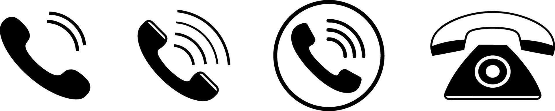 phone call icon telephone icon call symbol ringing art illustration vector