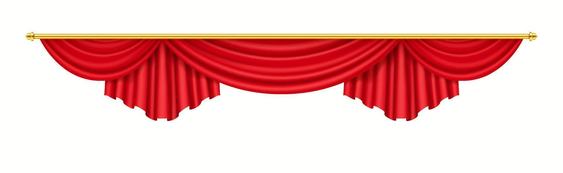 Realistic 3D illustration of a deep blue velvet theater curtain, adding a luxurious and dramatic effect to performances and concert stages. vector