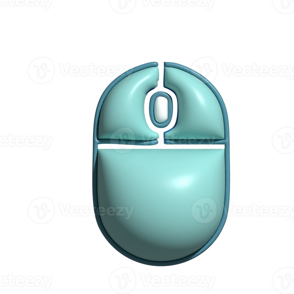Blue Computer Mouse Icon Modern Input Device Symbol png