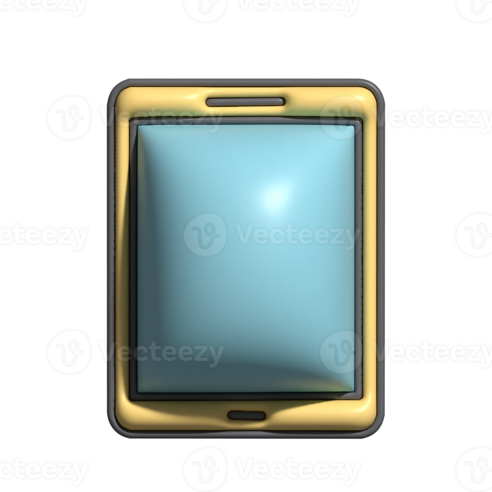 3D Smartphone Icon Modern Mobile Device Symbol for Communication and Technology png