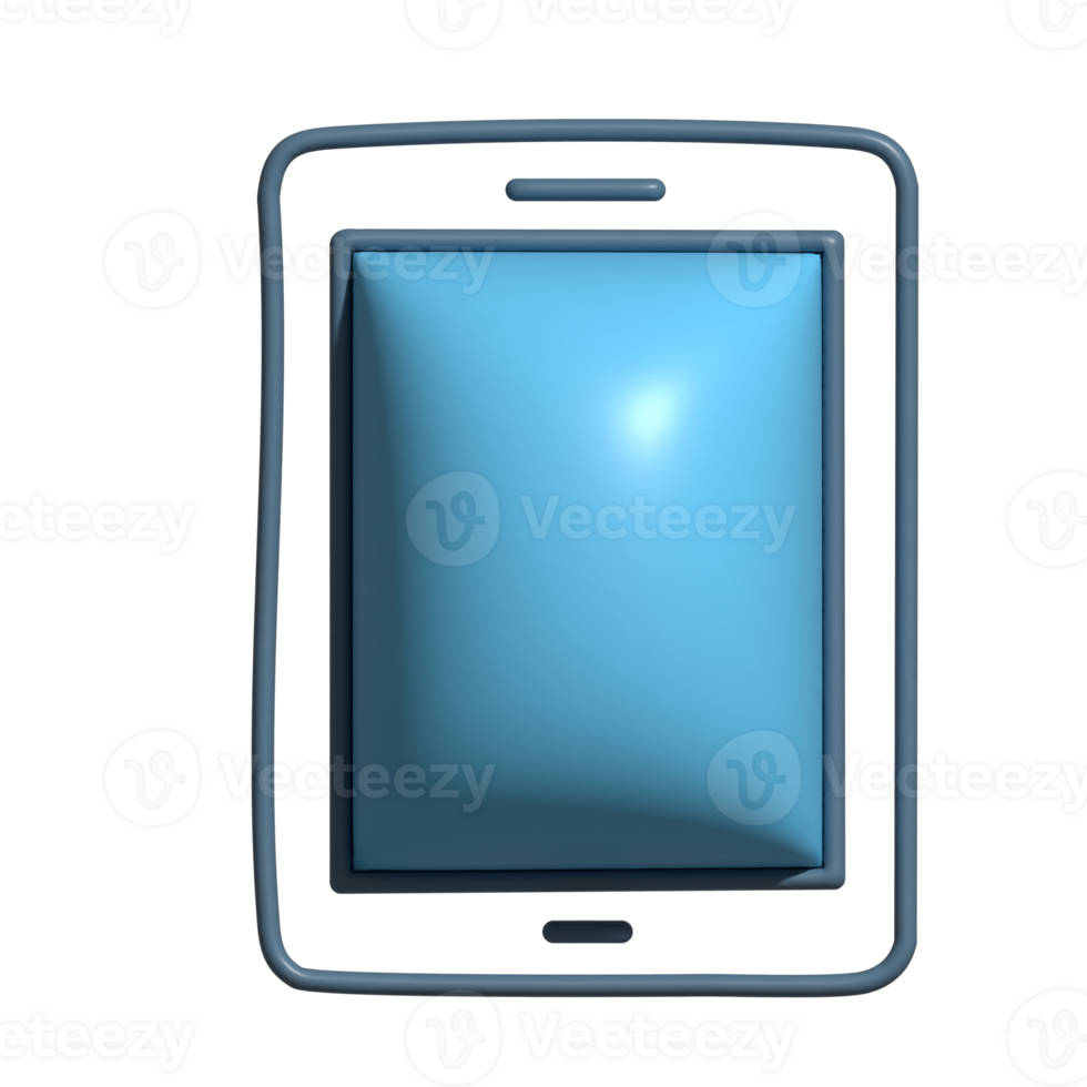 3D Smartphone Icon Modern Mobile Device Symbol png