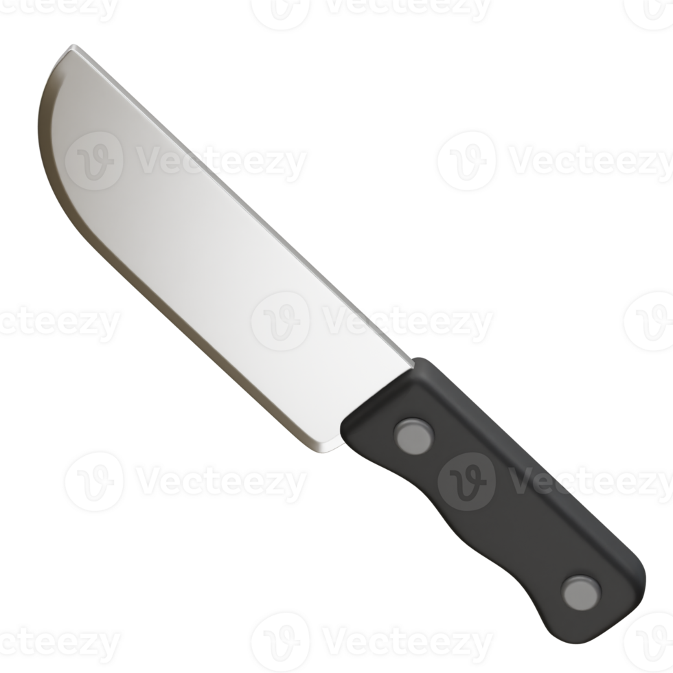 Kitchen Knife icon illustration 3d png
