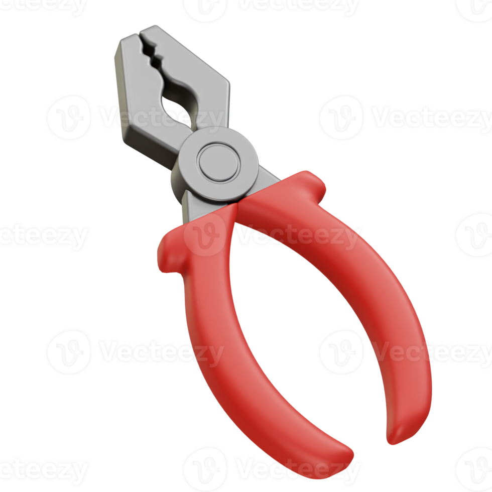 pliers icon rendering 3d illustration png