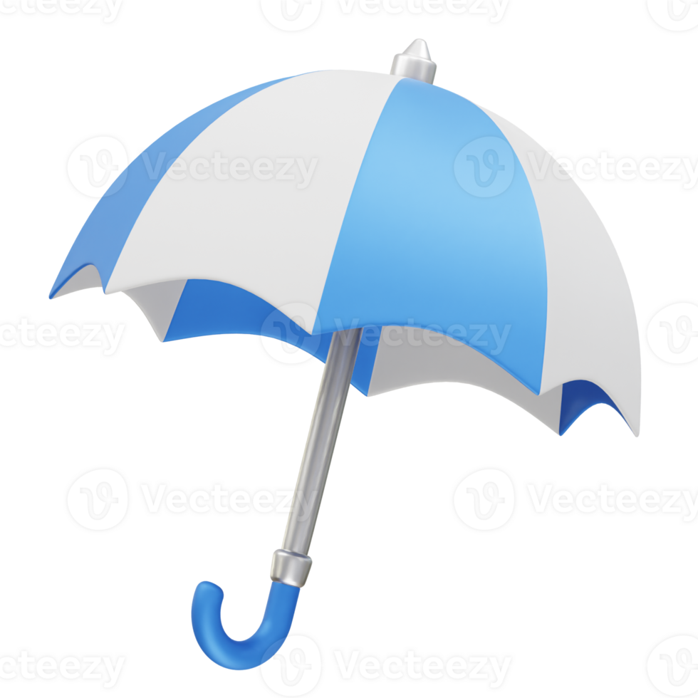 Umbrella icon 3d rendering illustration png