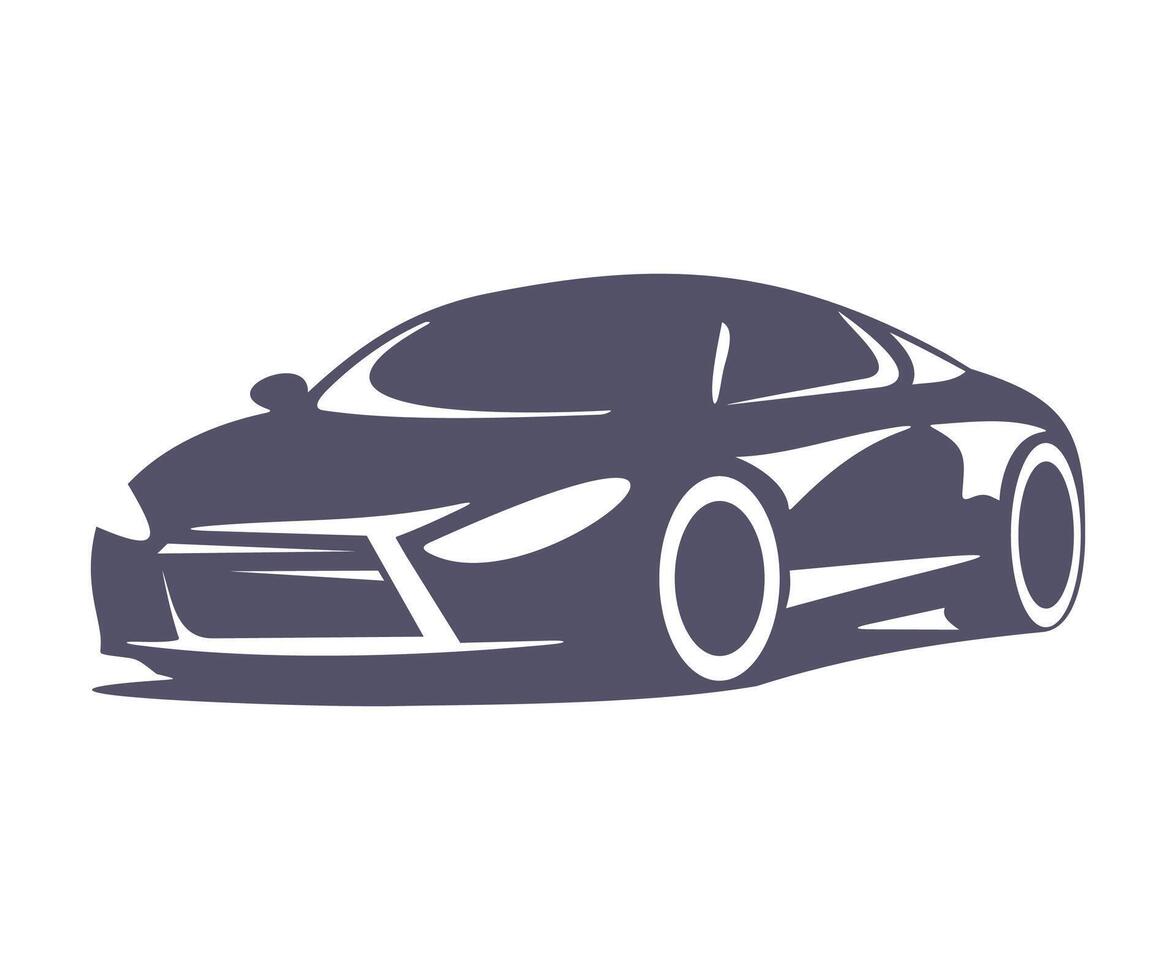 car icon on white background vector