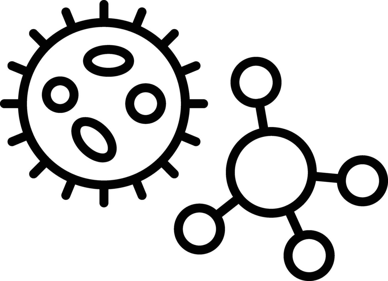 Biology Line Icon vector