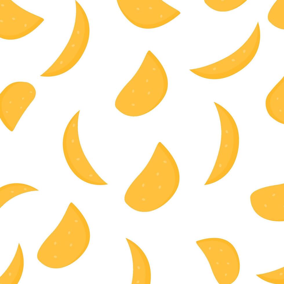 Potato Chips Seamless Pattern for Packaging, Branding, Digital Design, and Educational Materials on Snack Culture vector