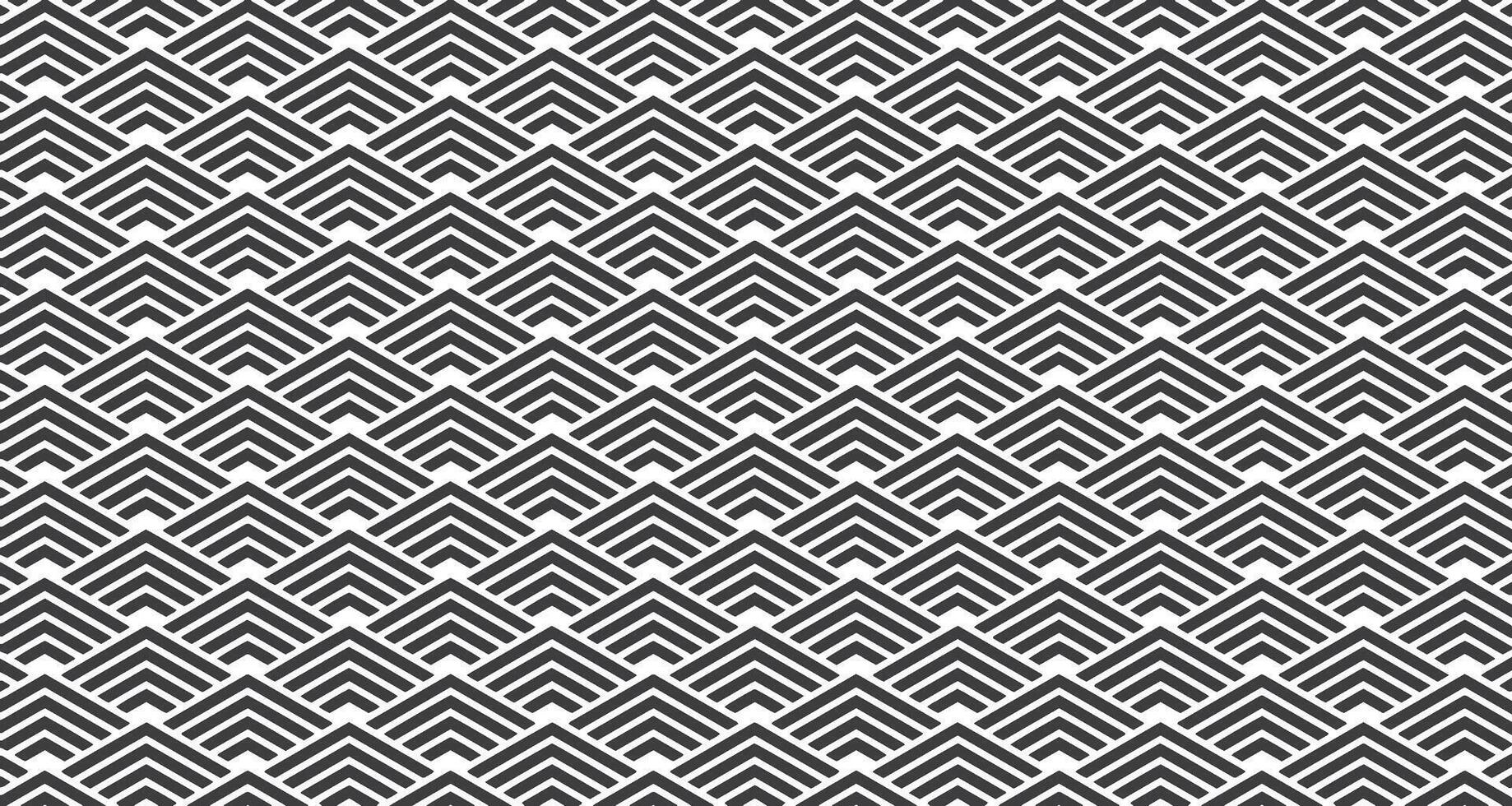 black simple minimalist tribal pattern vector