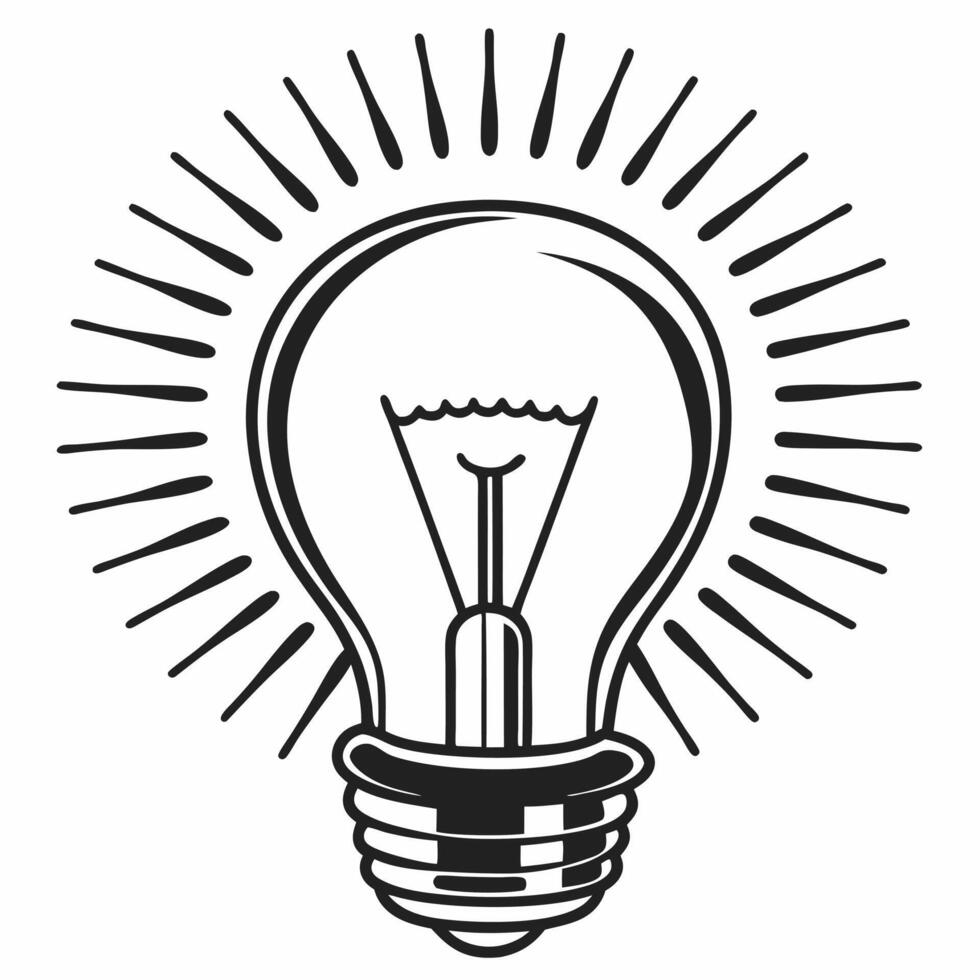 Abstract lightbulb with bokeh effect representing ideas and innovation in business concept as An artistic depiction of a lightbulb overlaid with soft bokeh lights symbolizing ideas Square Set 2 Square vector