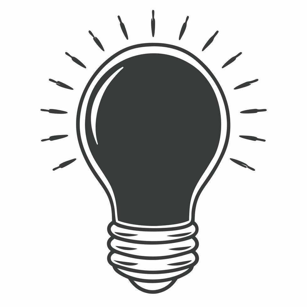 Abstract lightbulb with bokeh effect representing ideas and innovation in business concept as An artistic depiction of a lightbulb overlaid with soft bokeh lights symbolizing ideas Square Square vector