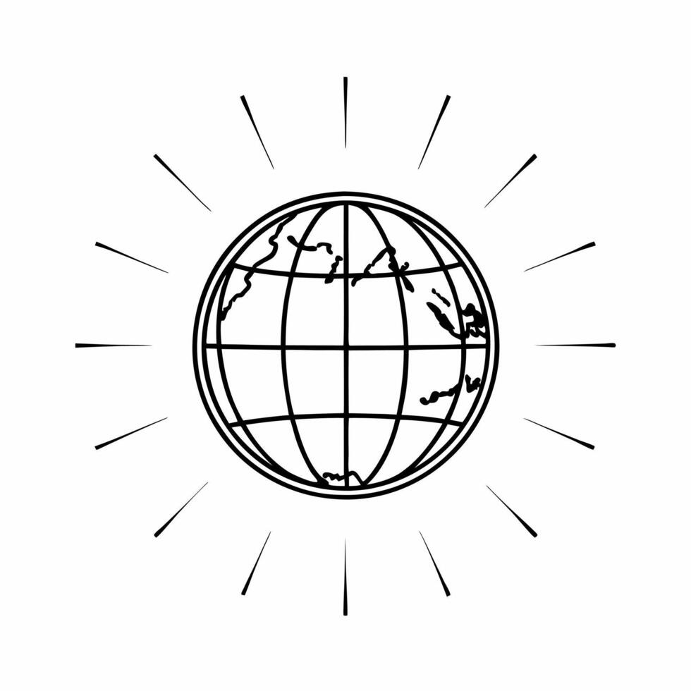 Abstract Light Trails Around Earth concept as Soft abstract light trails encircle a globe with bokeh effects symbolizing global connectivity and innovative ESG business negotiation Square Square vector