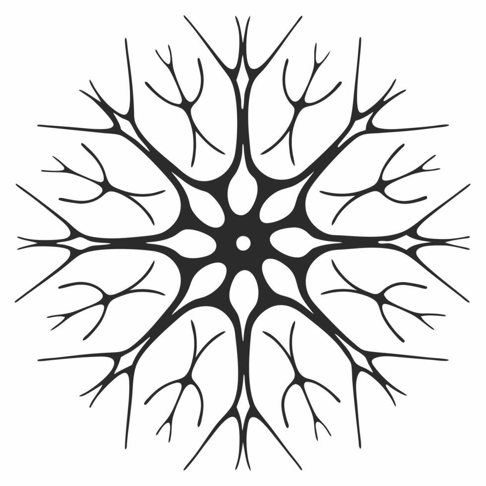 Abstract white brain neurons concept as Soft focus abstract representation of white brain neurons on a light background Camera slowly zooms out to reveal the intricate network Re Square Square vector