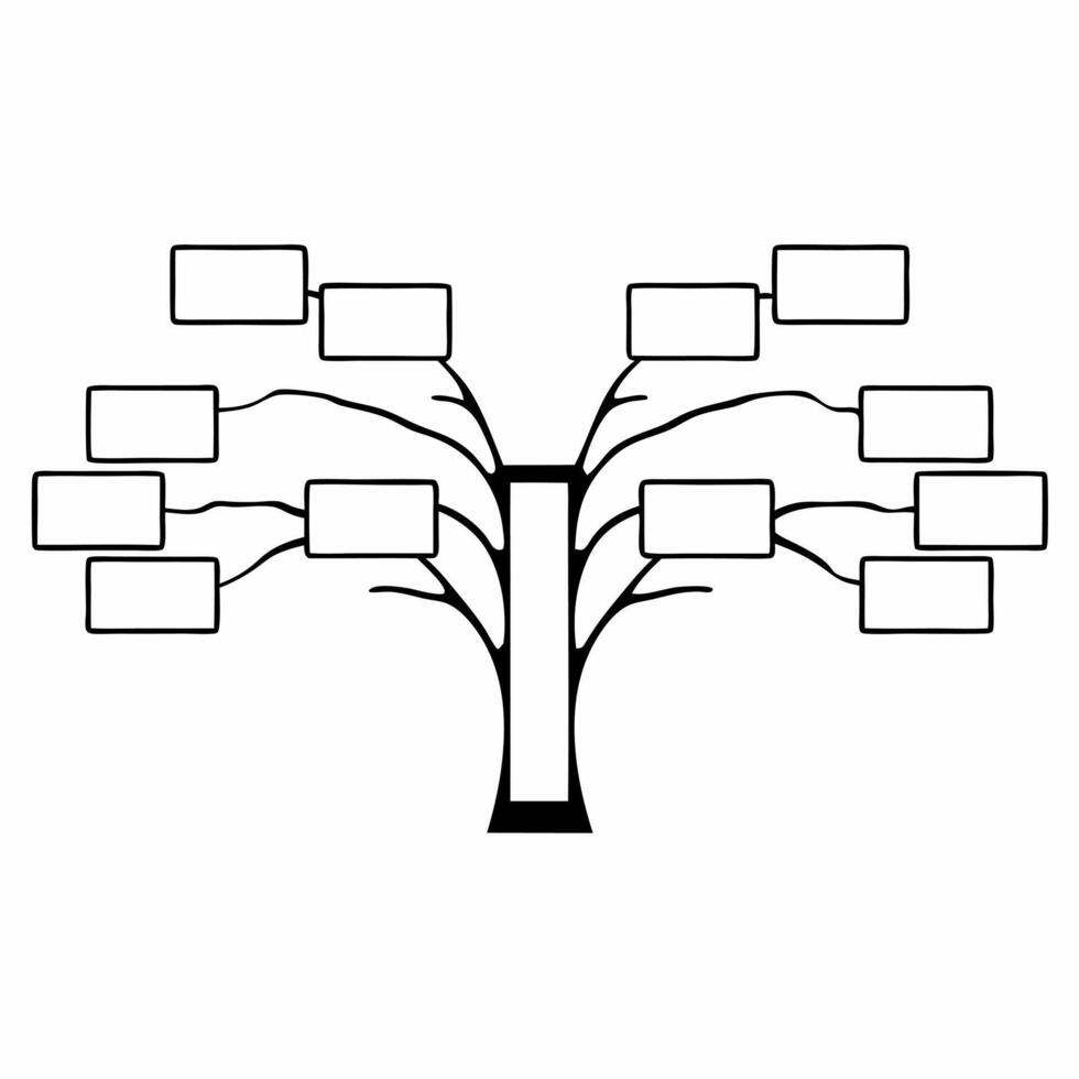 AI powered ESG decision tree concept as Macro view of an decision tree with branches representing various ESG choices Camera moves along the branches revealing outcom Square Square vector