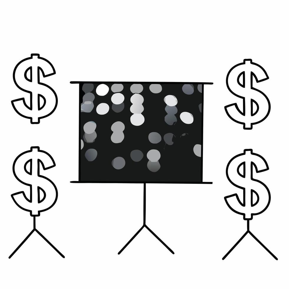 Bokeh currency symbols floating concept as Soft focus currency symbols float against a backdrop of shimmering bokeh lights in cool tones The camera employs a slow upward tilt emph Square Square vector