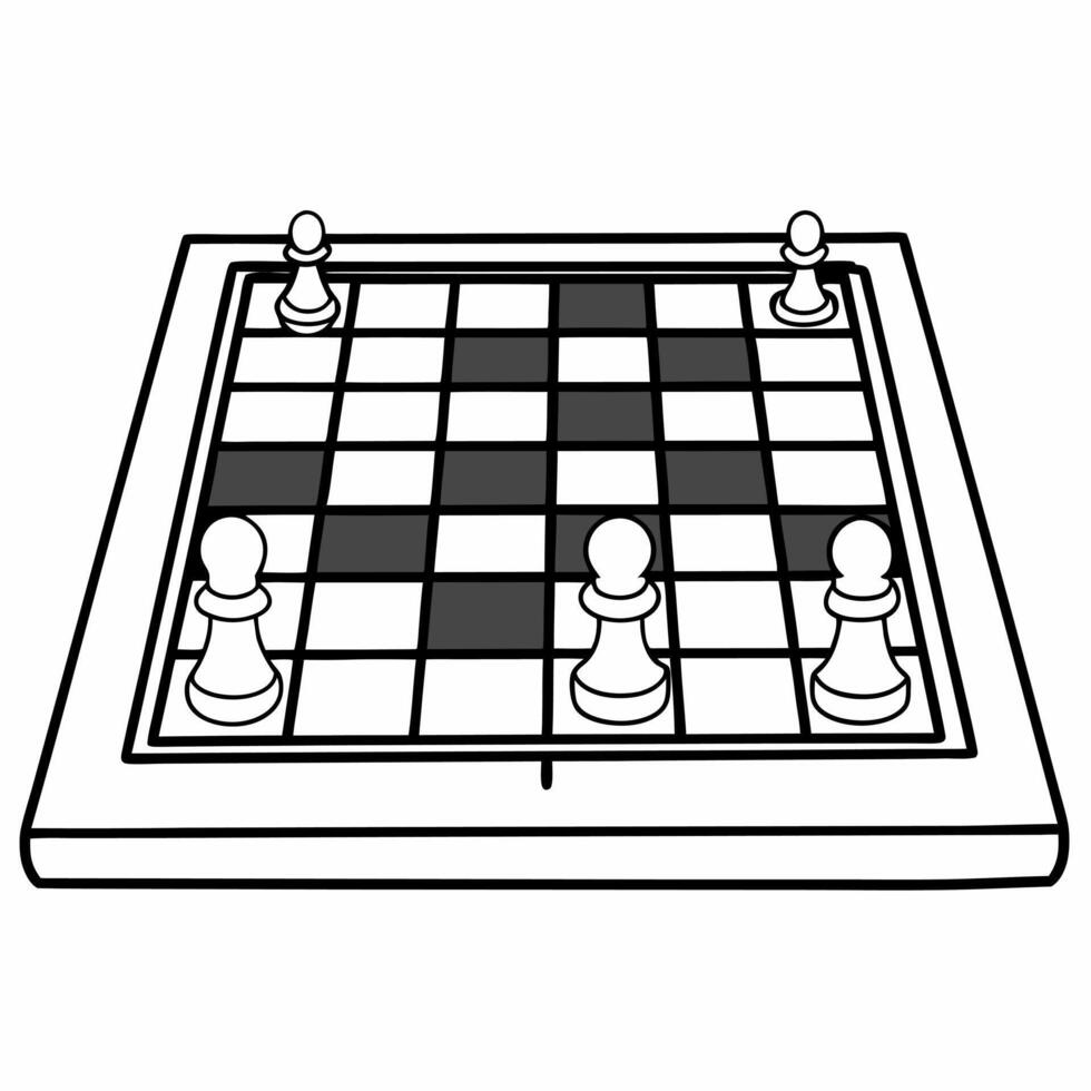 Campaign strategy chess board concept as of a chess board with pieces representing different campaign strategies Camera slowly pans across the board revealing various strat Square Square vector