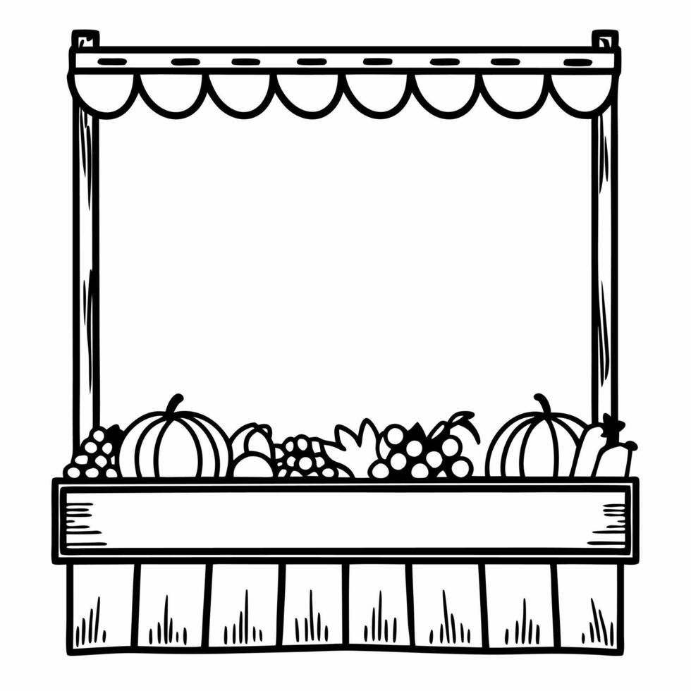 Candid Farmers Market Exchange concept as A candid image of a customer picking fresh produce from a farmers stall with a white background The camera pans slightly to capture the n Square Square vector