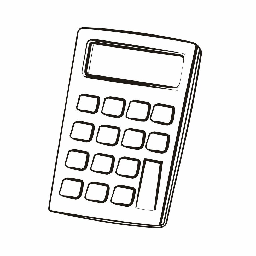 Close up of a futuristic glowing holographic calculator representing financial leadership concept as A macro shot of a glowing holographic calculator symbolizing responsibility and Square Square vector
