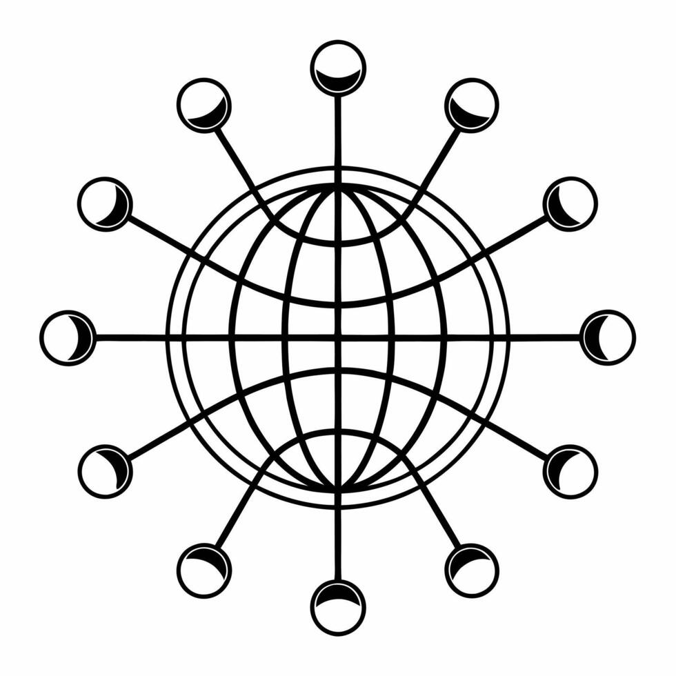Close up of Hands Connecting Network Lines concept as A macro shot of hands touching holographic network lines over a globe The camera captures the convergence point representing Square Square vector