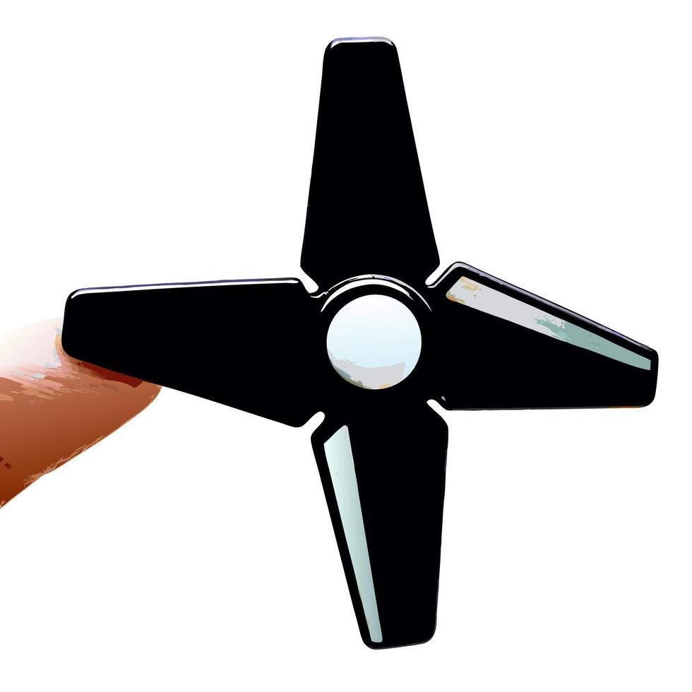 Close up of Holographic Wind Turbine in Hands concept as A macro shot of a small holographic wind turbine held between two fingers The camera zooms in to capture the intricate det Square Square vector