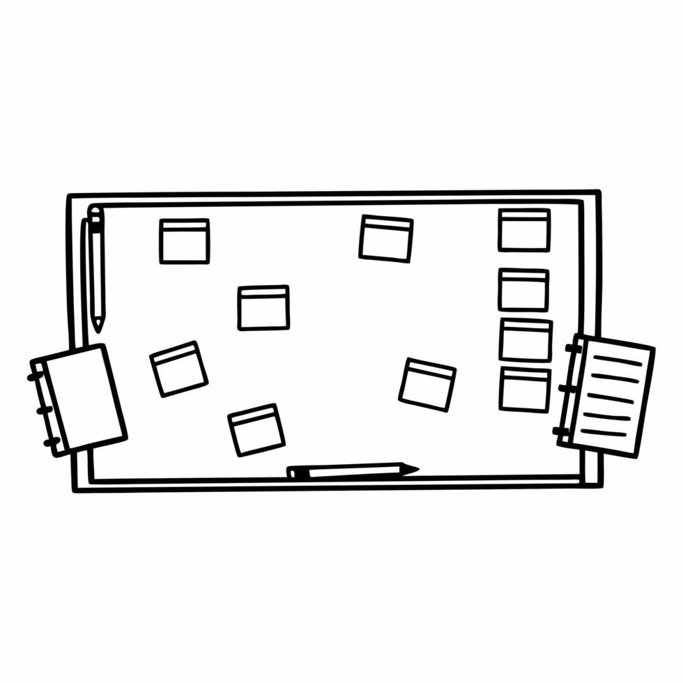 Colleagues brainstorming ideas on a whiteboard with spontaneous enthusiasm concept as A candid image of colleagues energetically brainstorming and jotting down ideas on a whiteboar Square Square vector